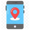 Mobile Location Pin Pointer Icon