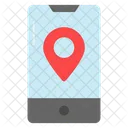 Mobile Location Pin Pointer Icon