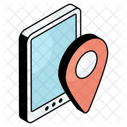 Mobile Location  Icon