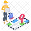 Mobile Location  Icon