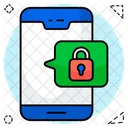 Mobile Lock Chat Mobile Lock Conversation Mobile Lock Message Icon