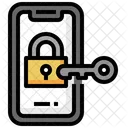 Mobile Lock Key  Icon