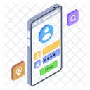 Mobile Login  Icon