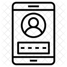 Mobile Login  Icon