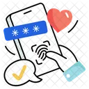 Mobile login  Icon