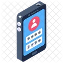 Mobile Login  Icon