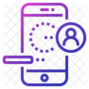 Mobile Login Interface  Icon