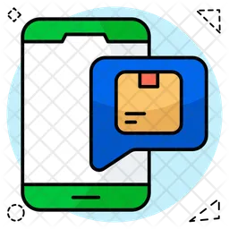 Mobile logistic chat  Icon