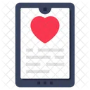 Mobile Love Mobile Romance Online Love Icon