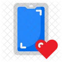 Mobile Love Love Heart アイコン