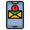 Mobile Mail Error Mail Error Email Error Icon