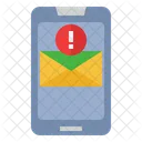 Mobile Mail Error Mail Error Email Error Icon
