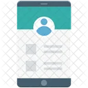Mobile Profile Mobile Id Mobile Identity Icon