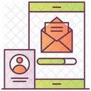 Mobile Mail Loading  Icon