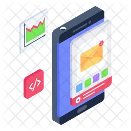 Mobile Mail Notifications  Icon