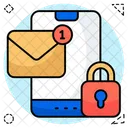 Mobile Mail Sicherheit Smartphone Mail Sicherheit Telefon Mail Sicherheit Symbol