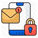 Mobile Mail Sicherheit Smartphone Mail Sicherheit Telefon Mail Sicherheit Symbol