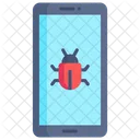 Mobile Malware Security Hacker Icon