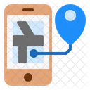 Mobile Map Map Location Icon