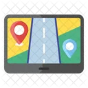 Mobile Map Online Location Map Pin Icon
