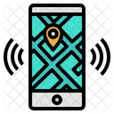 Smartphone Map Mobile Icon