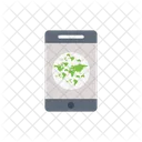 Mobile Earth Phone Icon