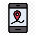 Location Map Mobile Icon