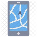 Mobile Map Map Navigation Icon