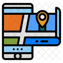 Mobile Map Map Gps Icon