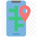 Mobile Map Mobile Location Mobile Navigation Icon