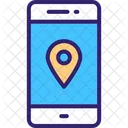 Mobile Map Map Location Icon