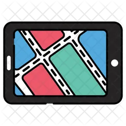 Mobile Map  Icon