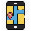 Mobile Map Online Map Map App Icon