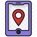 Mobile Map Location Map Icon