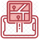Mobile Map  Icon