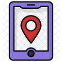 Mobile Map Location Map Icon
