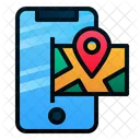 Mobile Maps Direction Phone Icon