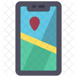 Mobile Maps  Icon