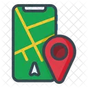 Mobile Maps Navigation Icon