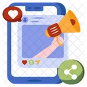Mobile Marketing Mobile Promotion Mobile Publicity Icon