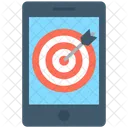 Mobile Marketing Dartboard Icon