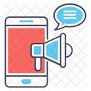 Mobile Marketing Digital Marketing Mobile Promotion Icon