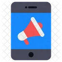 Mobile Marketing Mobile Advertising Mobile Publicity Icon