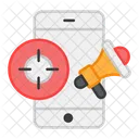 Mobile Ad Mobile Advertising Phone Advertising Icon
