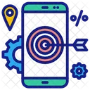 Mobile Marketing App Concepts Icon