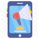 Mobile Marketing  Icon