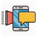 Mobile Marketing Message Icon