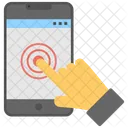 Mobile Marketing Online Icon