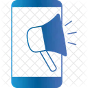 Mobile Marketing Icon  Icon