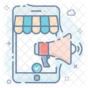 Mobile Marketing  Icon